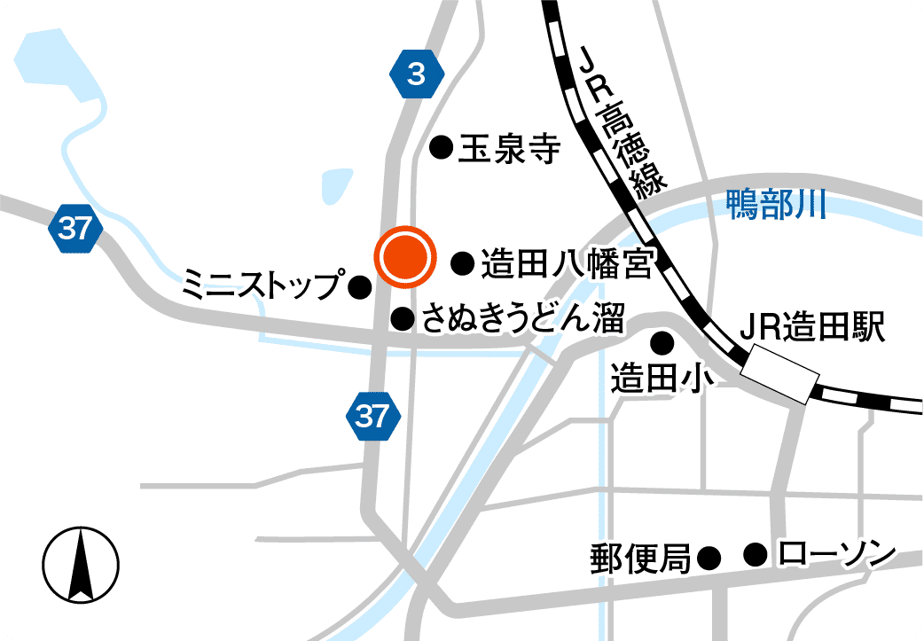 誠良興業さぬき営業所の地図